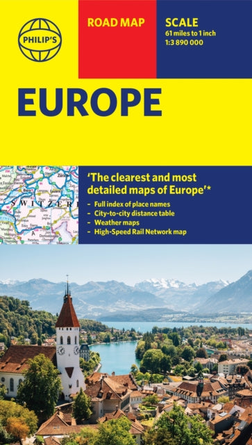 Book cover of: Philip's Europe Road Map