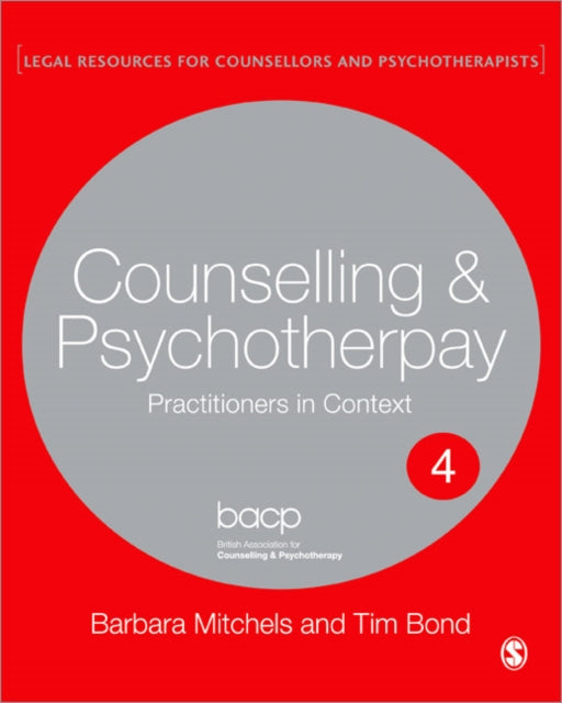Book cover of: Legal Issues Across Counselling & Psychotherapy Settings. By: Barbara Mitchels