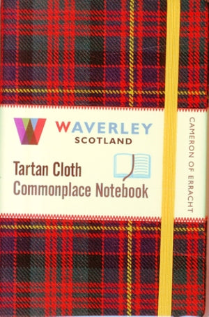 Waverley (M): Cameron of Erracht Tartan Cloth Commonplace Notebook