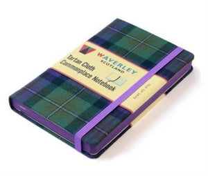 Isle of Skye Tartan, Waverley Scotland Large Tartan Cloth Commonplace Notebook