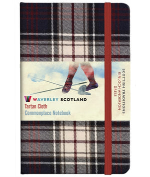 Waverley S.T. (M): Dress Pocket Genuine Tartan Cloth Commonplace Notebook