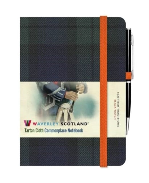 Book cover of: Waverley Tartan Cloth Commonplace Notebooks: Black Watch Tartan Cloth Mini Notebook with Pen. By: Waverley Books; Waverley Books
