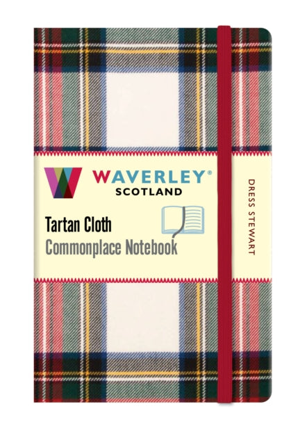Book cover of: Waverley Dress Stewart Tartan cloth pocket notebook. By: Waverley Scotland