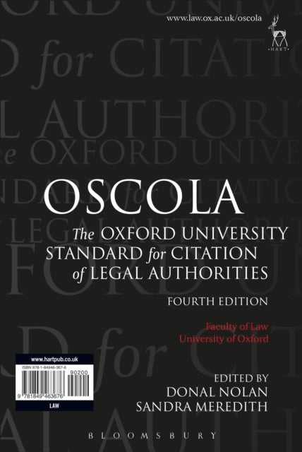 Book cover of: OSCOLA