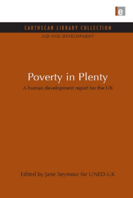 Book cover of: Poverty in Plenty. By: Jane Seymour