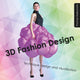 Book cover of: 3D Fashion Design. By: Thomas Makryniotis