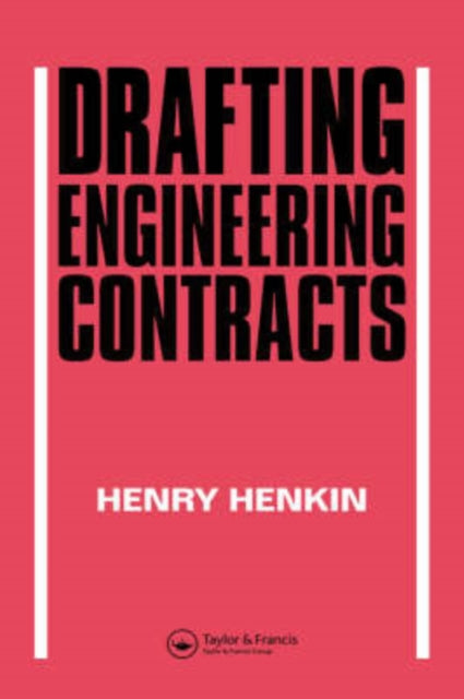 Book cover of: Drafting Engineering Contracts