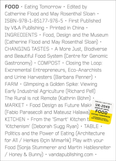 Book cover of: Food