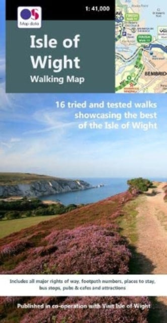 Book cover of: Isle of Wight Walking Map