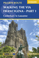 Book cover of: Walking the Via Francigena Pilgrim Route - Part 1. By: The Reverend Sandy Brown