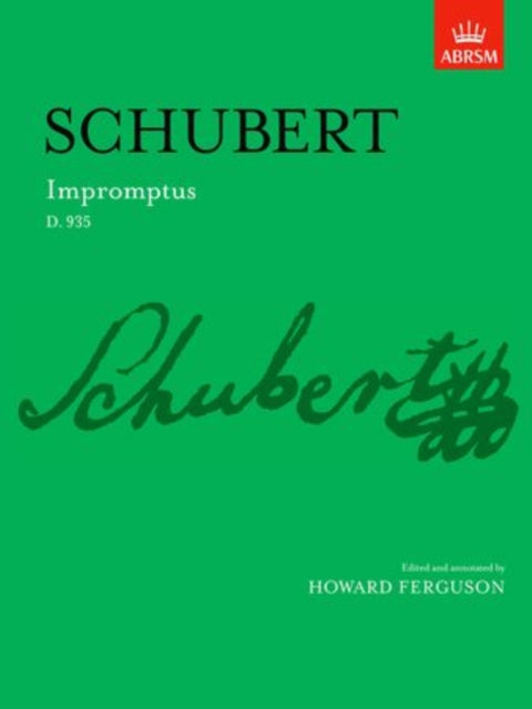 Book cover of: Impromptus, Op. 142. By: Howard Ferguson