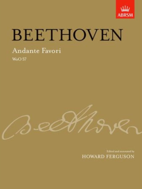 Book cover of: Andante Favori, WoO 57. By: Howard Ferguson