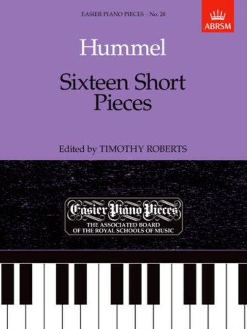 Book cover of: Sixteen Short Pieces. By: Timothy Roberts