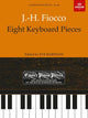 Book cover of: Eight Keyboard Pieces. By: Eve Barsham