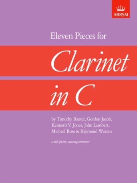 Book cover of: Eleven Pieces for Clarinet in C