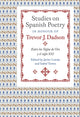 Book cover of: Studies on Spanish Poetry in Honour of Trevor J. Dadson. By: Javier Letrán