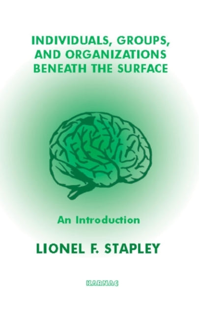 Book cover of: Individuals, Groups and Organizations Beneath the Surface. By: Lionel Stapley
