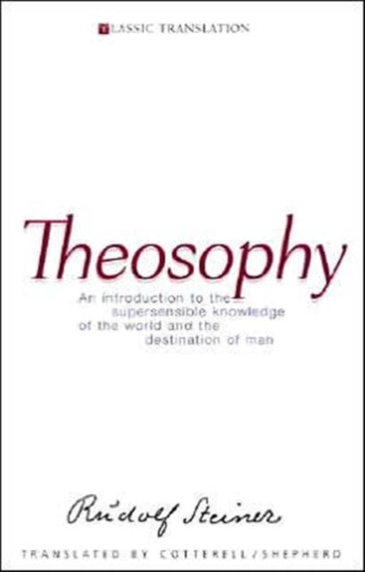 Book cover of: Theosophy. By: Rudolf Steiner