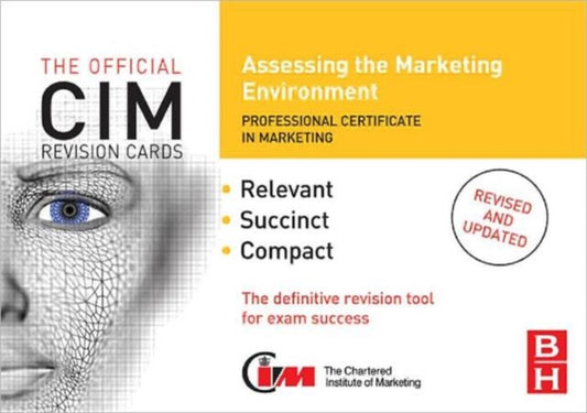 Book cover of: CIM Revision Cards: Assessing the Marketing Environment