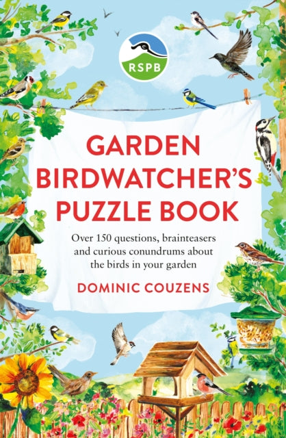 Book cover of: RSPB Garden Birdwatcher's Puzzle Book. By: RSPB