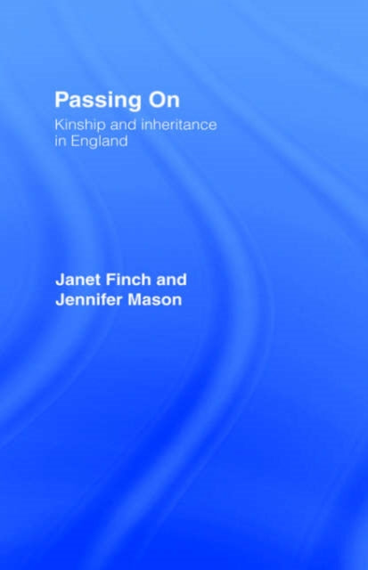 Book cover of: Passing On. By: Janet Finch