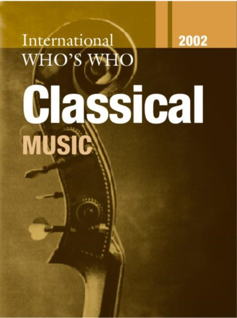 Book cover of: International Who's Who in Classical Music 2002. By: Eur