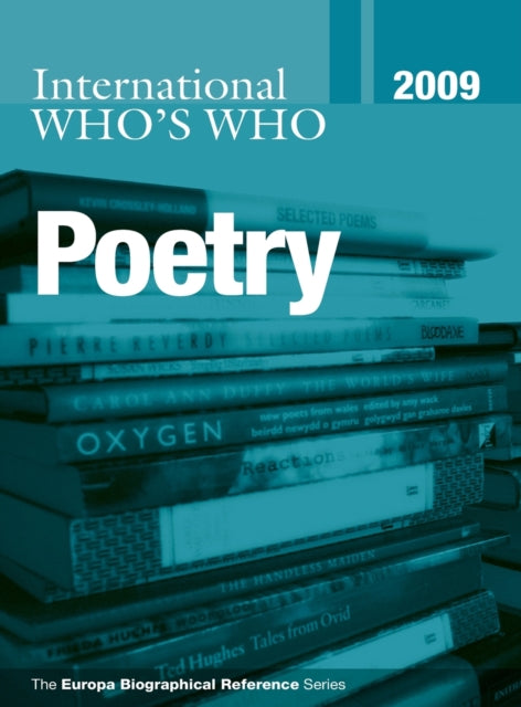 Book cover of: International Who's Who in Poetry 2009
