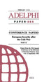 Book cover of: European Security after the Cold War
