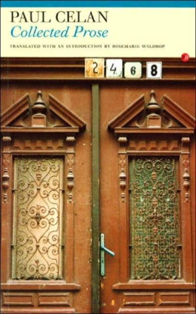Book cover of: Collected Prose. By: Paul Celan
