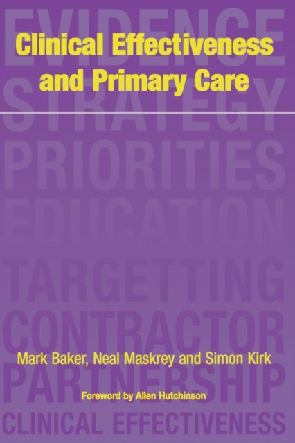 Book cover of: Clinical Effectiveness in Primary Care