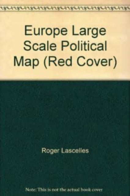 Book cover of: Europe Large Scale Political Map