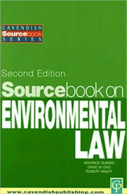 Sourcebook on Environmental Law