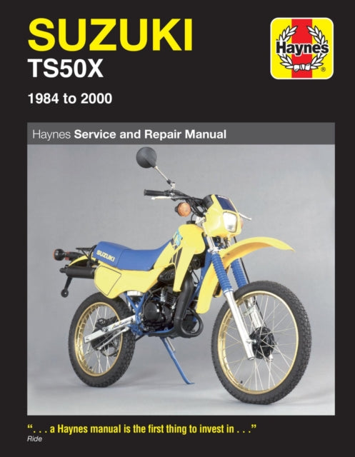 Book cover of: Suzuki TS50X (84 - 00). By: Richard Stone