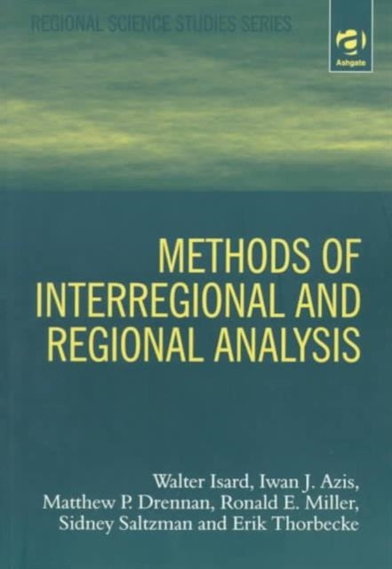 Book cover of: Methods of Interregional and Regional Analysis