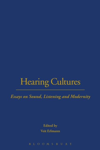 Book cover of: Hearing Cultures. By: Veit Erlmann