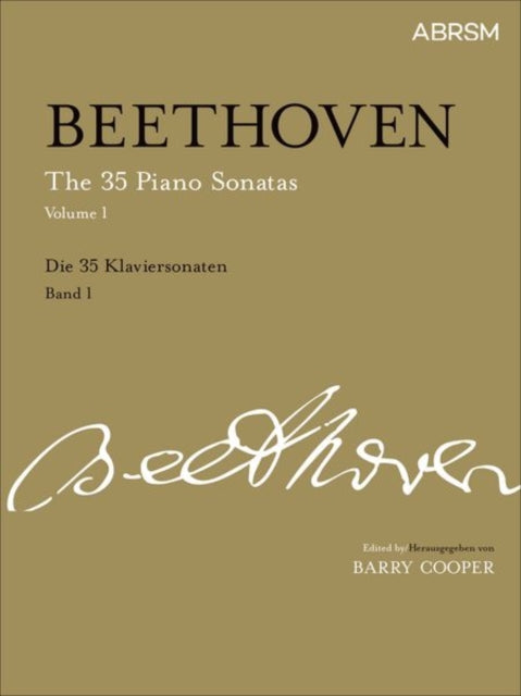 Book cover of: 35 Piano Sonatas, Volume 1. By: BEETHOVEN  LUDWIG VA