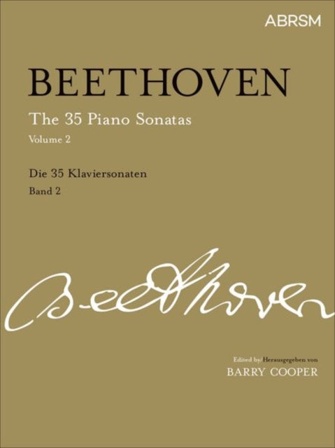 Book cover of: 35 Piano Sonatas, Volume 2. By: Ludwig van Beethoven