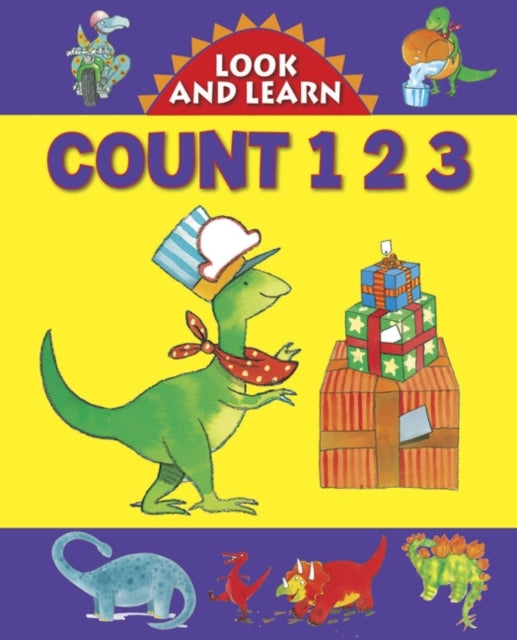 Book cover of: Look and Learn with Little Dino: Count 123. By: Jan Lewis