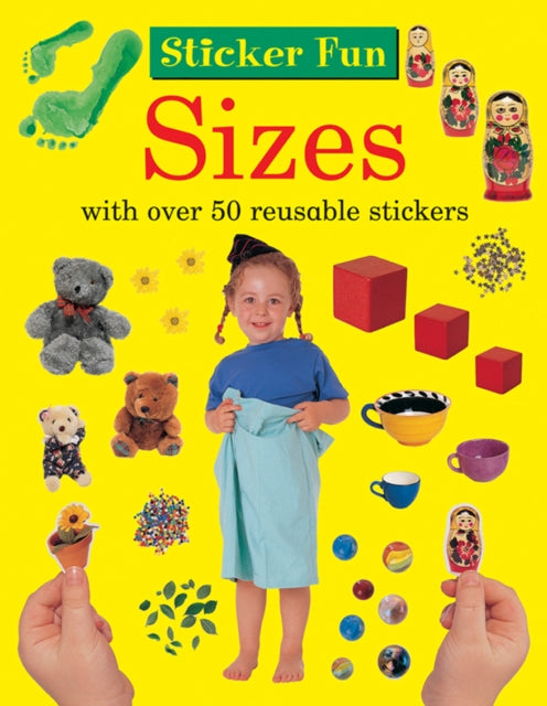 Book cover of: Sticker Fun - Sizes. By: Armadillo Press Staff