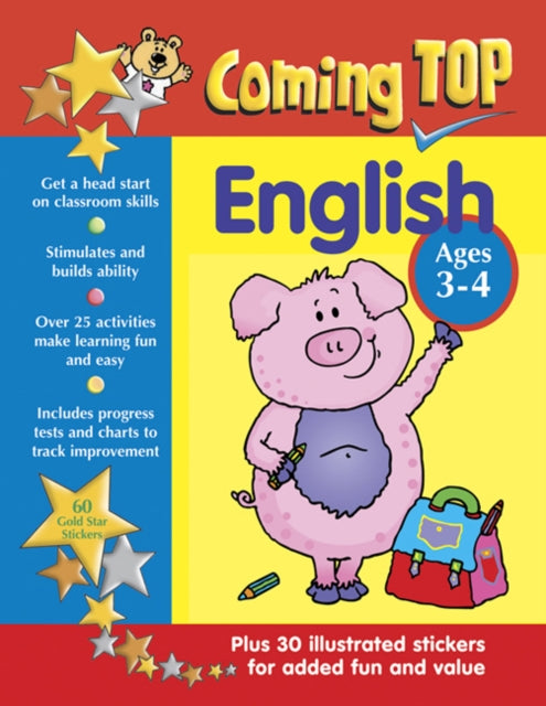 Book cover of: Coming Top: English - Ages 3-4. By: Alison Hawes