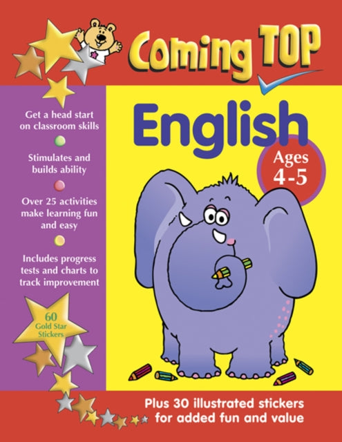 Book cover of: Coming Top: English - Ages 4 - 5. By: Alison Hawes