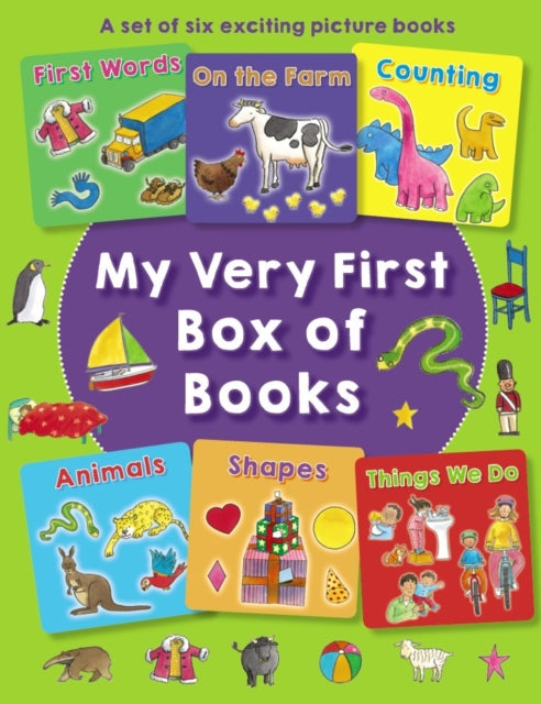 Book cover of: My Very First Box of Books. By: Armadillo Press Staff