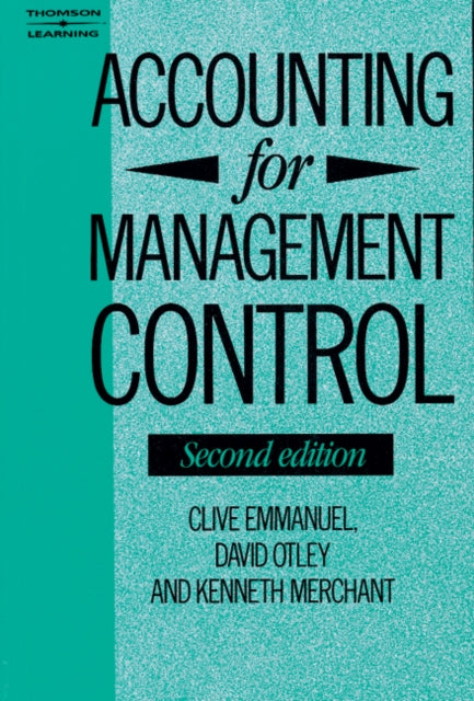 Book cover of: Accounting for Management Control