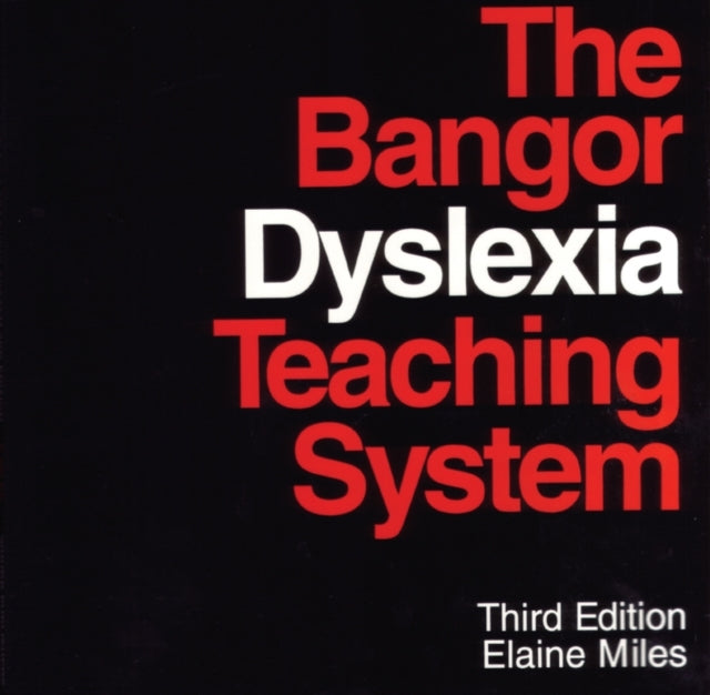 Book cover of: Bangor Dyslexia Teaching System. By: Elaine Miles