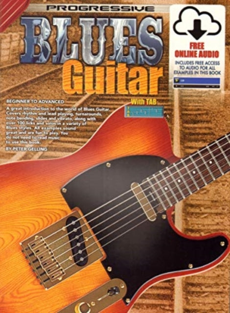 Book cover of: Progressive Blues Guitar. By: Peter Gelling