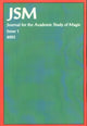 Book cover of: Journal for the Academic Study of Magic, Issue 1. By: Alison Butler