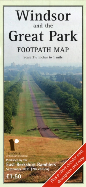 Book cover of: WINDSOR GREAT PARK FOOTPATH MAP