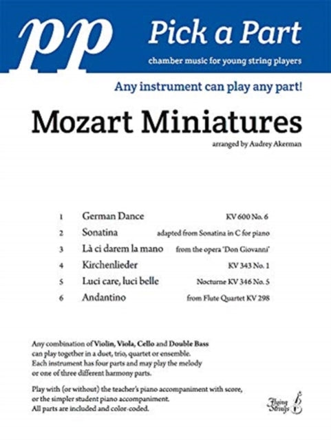 Book cover of: Mozart Miniatures (Pick a Part)