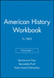 Book cover of: American History Workbook, Volume I. By: Charles Rosenberg