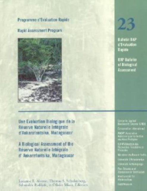 Book cover of: Biological Assessment of the Reserve Naturelle Integrale of d'Ankarafantsika, Madagascar